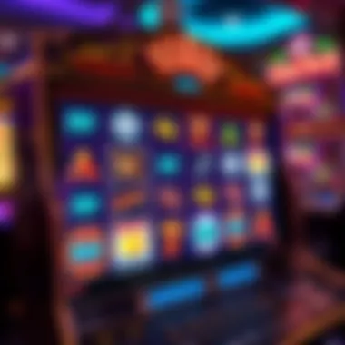 Exploring the Intricate Interface of Handpay Slots An intricate slot machine interface showcasing unique gaming features