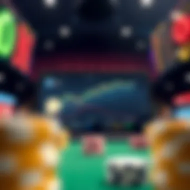 Graphical depiction of the competitive landscape in online betting