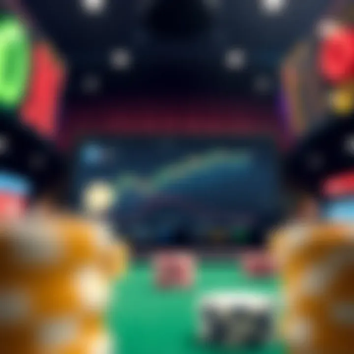 Graphical depiction of the competitive landscape in online betting