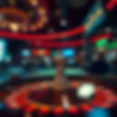 A visual metaphor for the psychological factors influencing gambling behavior