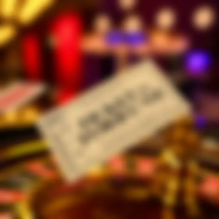 A close-up of a winning roulette ticket, symbolizing success and luck
