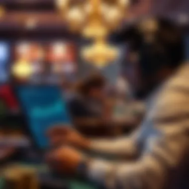 User analyzing cricket statistics for betting