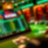 Detailed view of Bet365 Poker interface showcasing game features