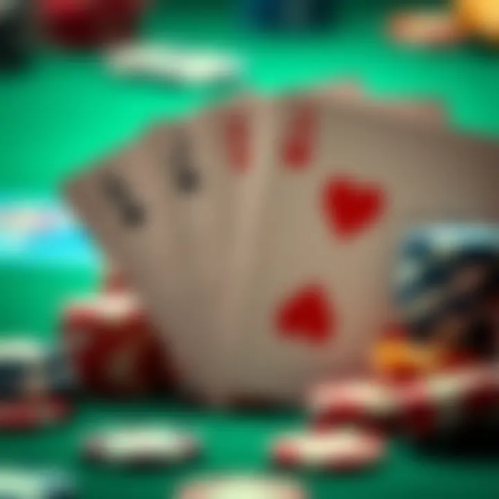 A close-up of playing cards emphasizing the importance of understanding game dynamics.