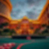 Exterior view of Caesars Casino showcasing its architectural design