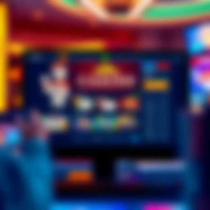 A computer screen displaying the Caesars Casino online platform