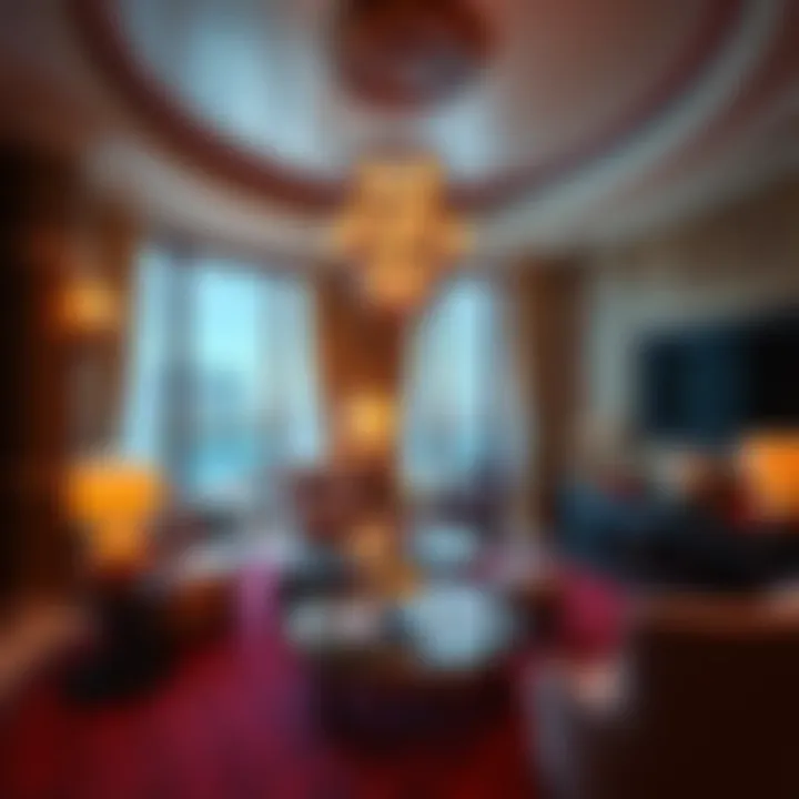 Luxurious suite interior of Caesars Rio Hotel