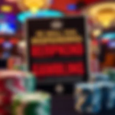 A responsible gambling awareness poster highlighting safe practices