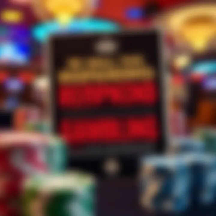 A responsible gambling awareness poster highlighting safe practices