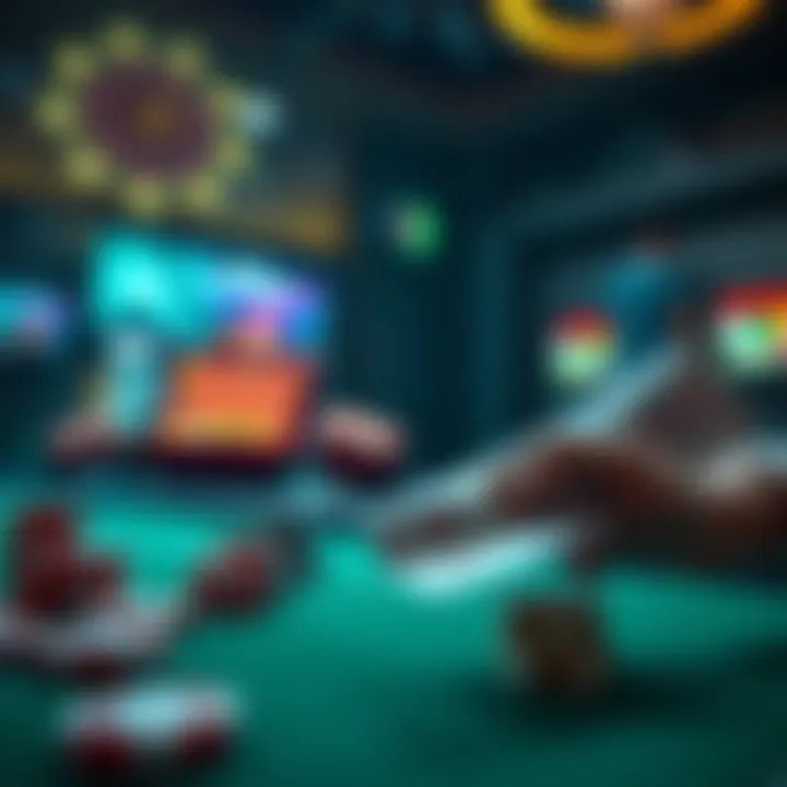 Ensuring Safety in Digital Casino Gaming Conceptual image showcasing safety in online gaming