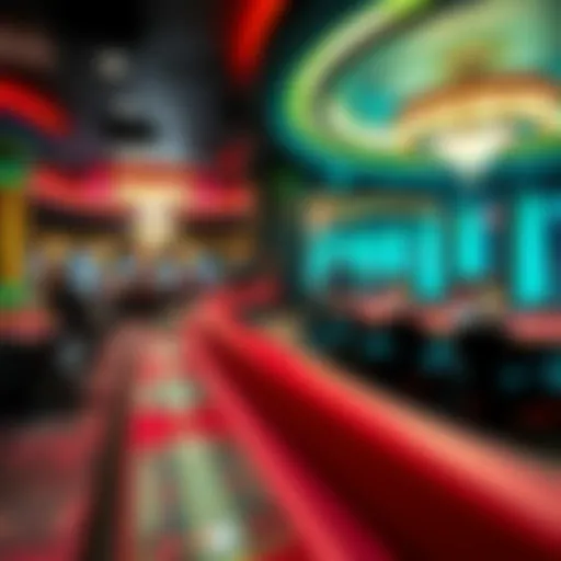 Elegant interior of Casino Stoke showcasing gaming tables