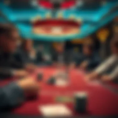 Strategic gameplay at a blackjack table