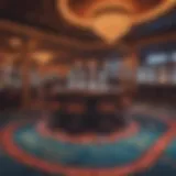 Vibrant gaming floor with diverse slot machines