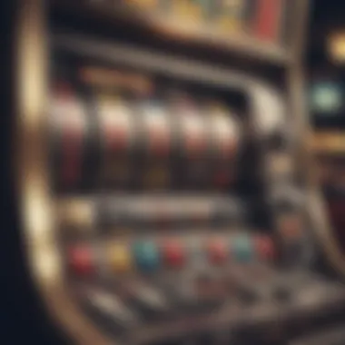 A close-up of a slot machine displaying a winning combination