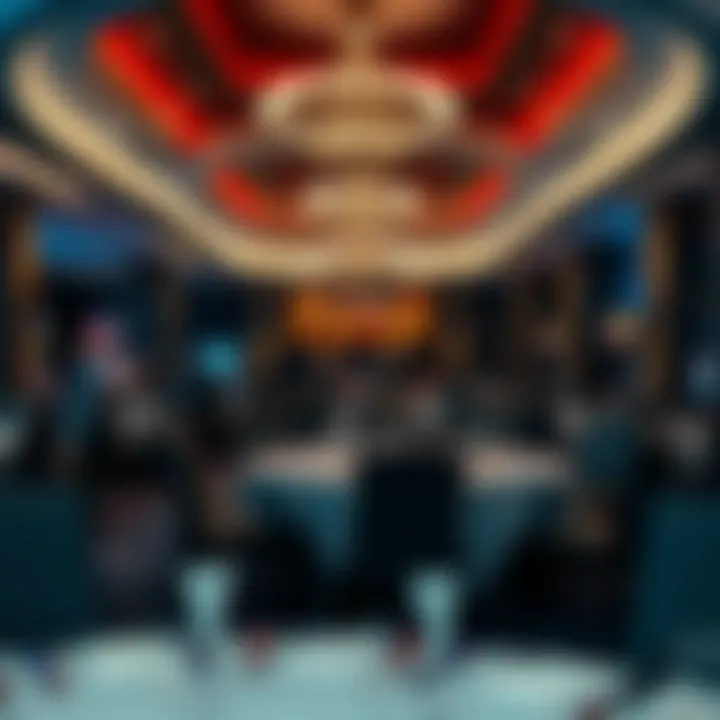 Elegant dining setting within the casino's gourmet restaurant