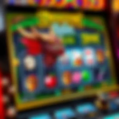 Detailed view of Dragon Spin slot machine interface