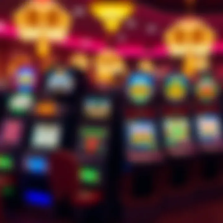 An engaging visual of various types of WMS slot machines and their themes.