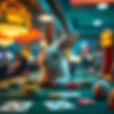 A graphical representation of the social impacts of online gambling