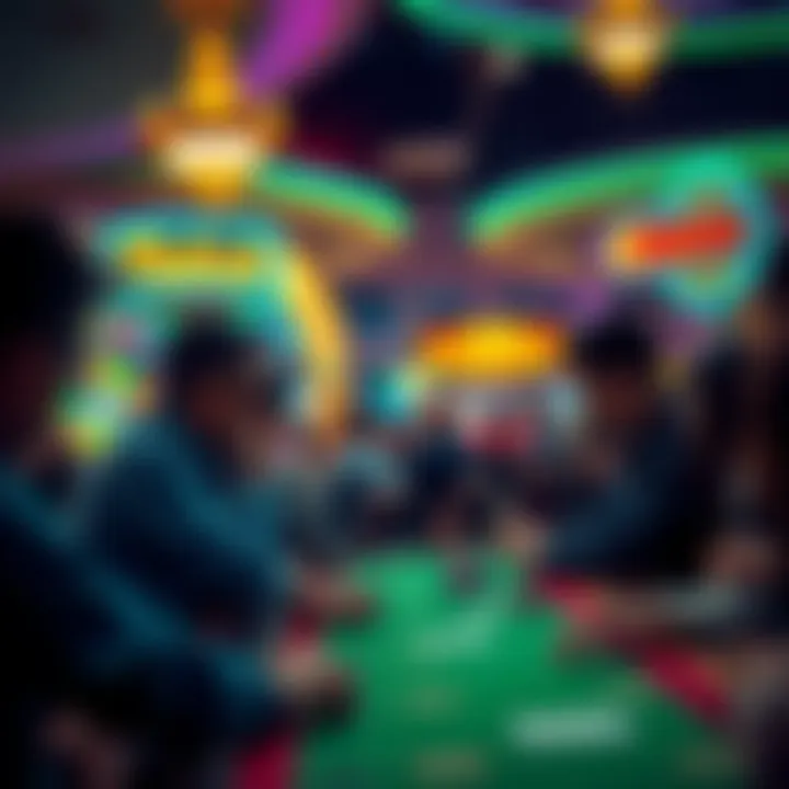 A conceptual illustration of social dynamics within gambling environments