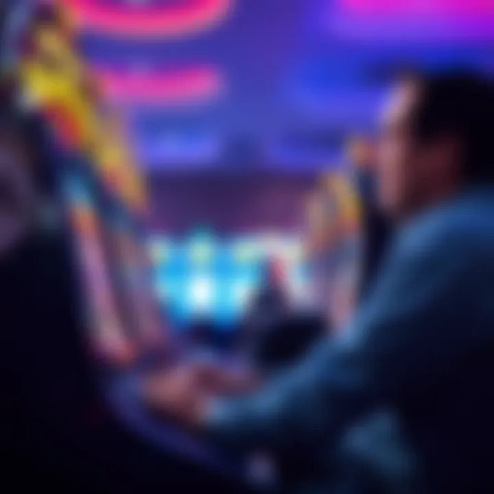 Player engaging with buffalo slot game