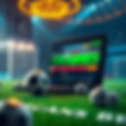 Soccer betting platform interface