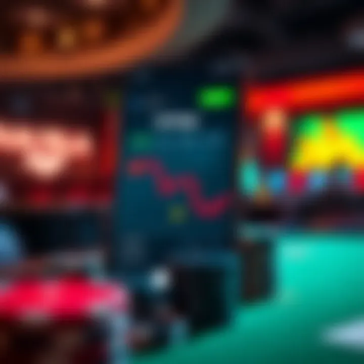 User interface of a betting app