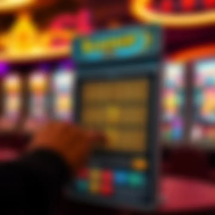 User interface of a digital scratch-off ticket