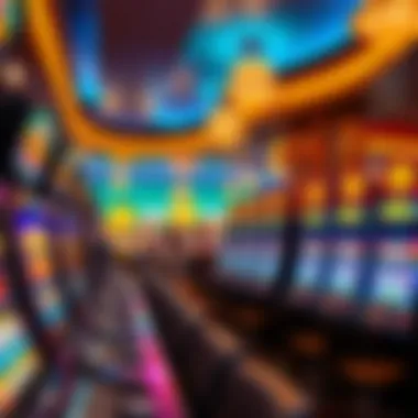 Interior of a popular Atlantic City casino showcasing video poker options