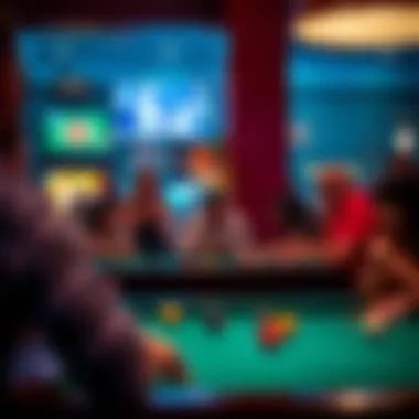 A vibrant event hosted at Boston Billiards Club with enthusiastic participants
