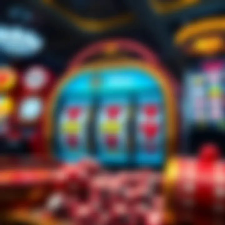 An array of different slot game themes and designs