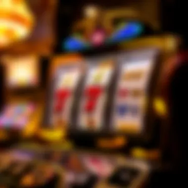 Winning Combinations on Slots Winning combinations displayed triumphantly on a slot machine