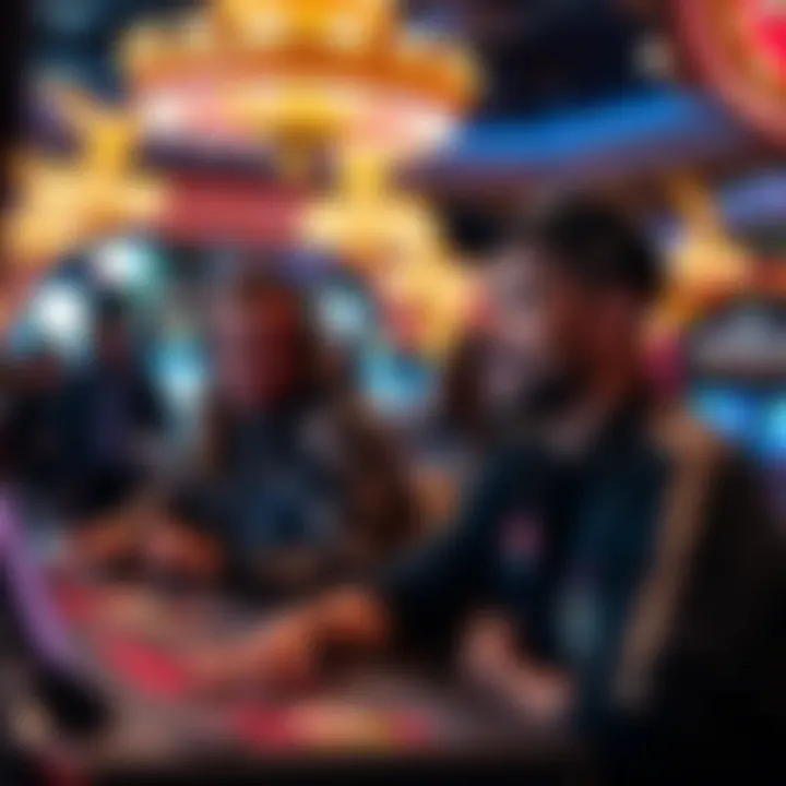 Visitors enjoying gaming experiences at a local casino