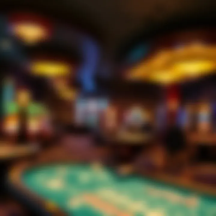 Interior Gaming Space Interior gaming space showcasing various table games