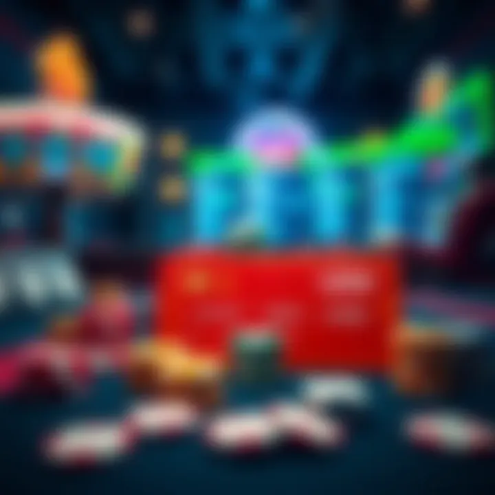 Diverse Credit Card Betting Platforms Visual representation of online betting platforms