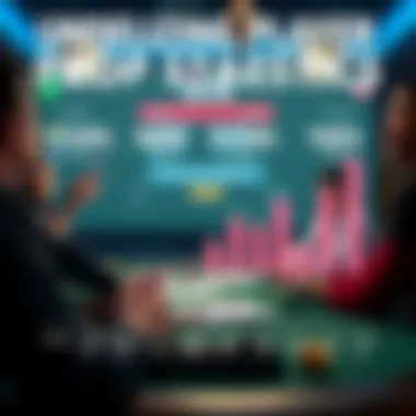 Graphical representation of player prop statistics