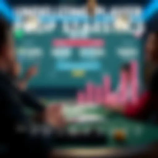 Graphical representation of player prop statistics