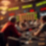 Visual representation of parlay betting dynamics
