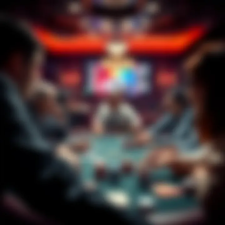 Online poker community engaging in discussions about Five Card Draw