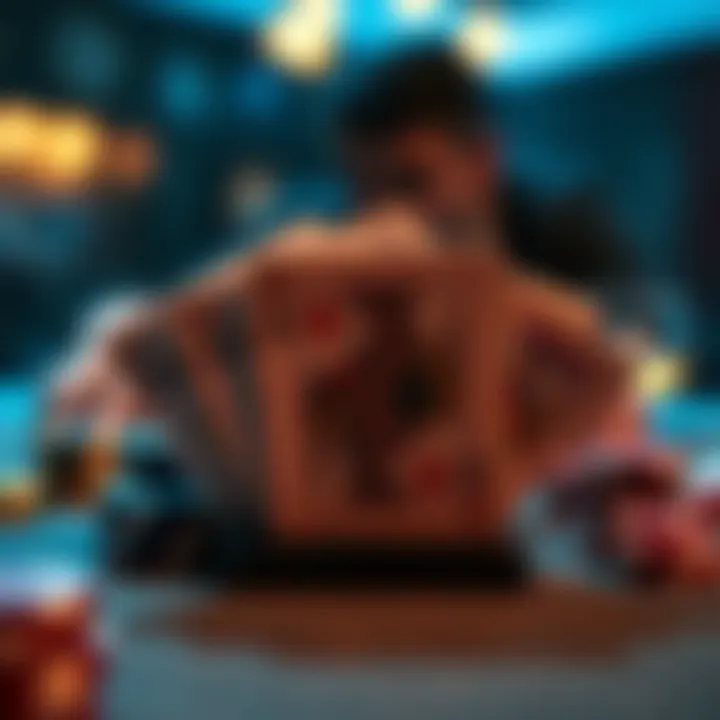 Strategic card choices depicted in Five Card Draw Poker