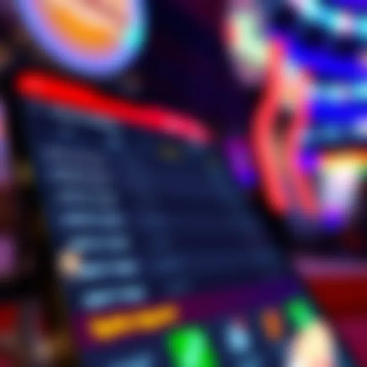 Sports Betting App Interface A close-up of a sports betting app interface displaying various betting options.