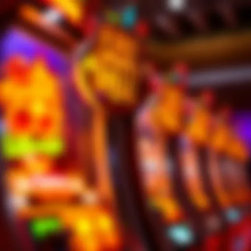 Vibrant Design of Fireball Machines A close-up view of a fireball machine showcasing its vibrant graphics and intricate design