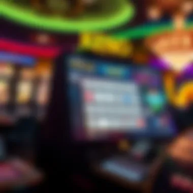 Interactive Online Gaming Experience An enticing online gaming platform interface for Keno