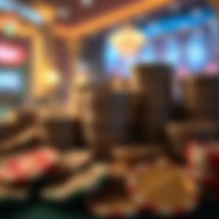 Virtual coins collection in Caesars Games