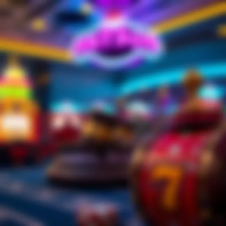 Artistic representation of legal aspects in online slots