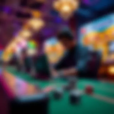 Conceptual image representing online gaming evolution