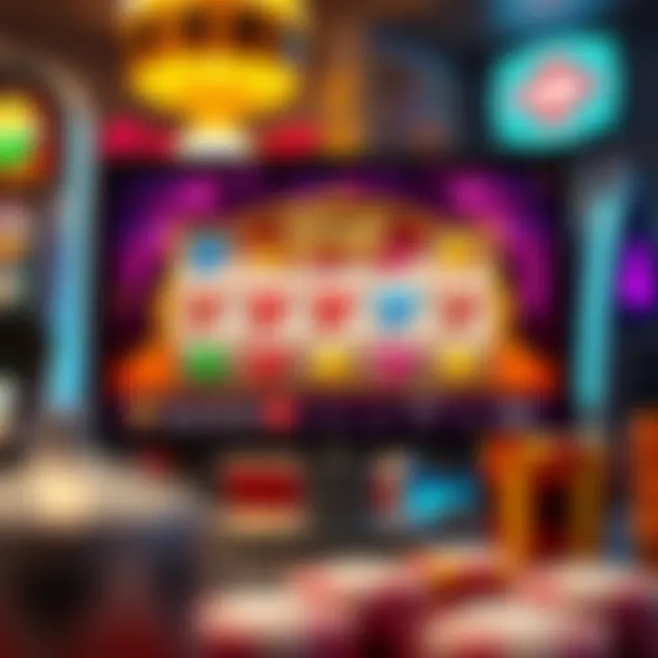 A digital representation of an online classic slot game interface on a computer screen