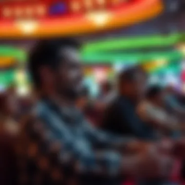 Players enjoying their time at the casino