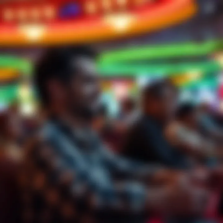 Players enjoying their time at the casino