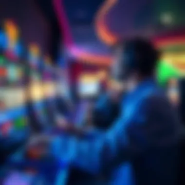 User navigating through a no-download poker platform