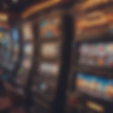 A vibrant online gaming interface showcasing various slot machines